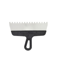 Шпатель зубчатый 250×8 мм с пластиковой ручкой, "MAXIMUM" MX 11700