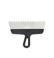 Шпатель зубчатый 250×8 мм с пластиковой ручкой, "MAXIMUM" MX 11700